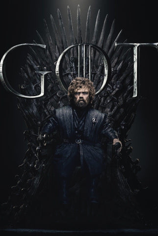 Tyrion Lannister- Iron Throne - Art From Game Of Thrones - Posters by Mariann Eddington