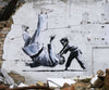Ukraine - Banksy - Graffiti Street Pop Art Painting Poster - Canvas Prints