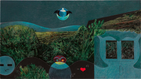 Une Semaine de Bonté - The Phases Of The Night - Art Prints