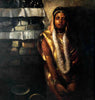 Unknown Bride -Bikas Bhattacharji - Indian Contemporary Art Painting - Framed Prints