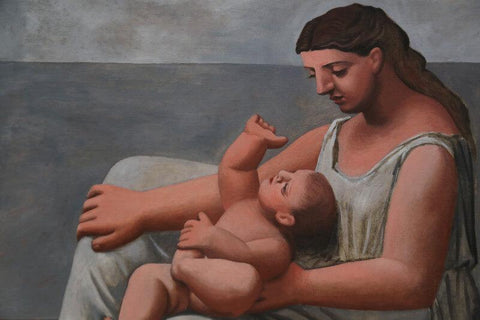 Pablo Picasso - Mere Et Enfant - Mother And Child - Large Art Prints by Pablo Picasso