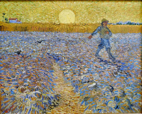 Untitled - (The Sower) - Large Art Prints by Vincent Van Gogh