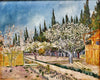 Orchard Bordered By Cypresses (1888) - Canvas Prints