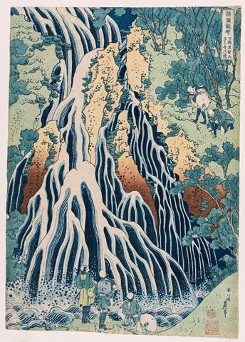 Kirifuri Waterfall at Mount Kurokami in Shimotsuke Province - Posters