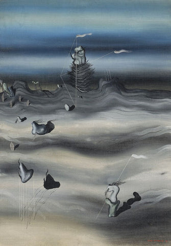 Untitled 1927 - Yves Tanguy  - Surrealist Art Paintings - Art Prints