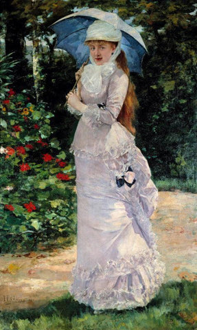 Untitled - (Lady In White) - Posters