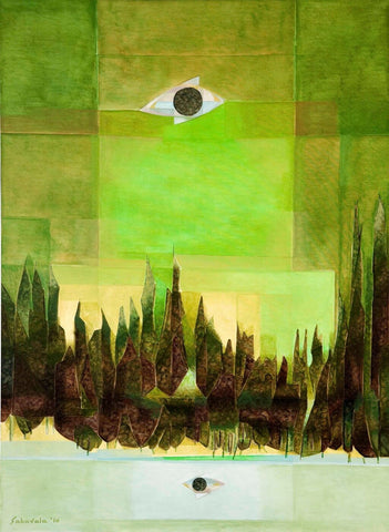 Untitled, 2010 - Framed Prints by Jehangir Sabavala