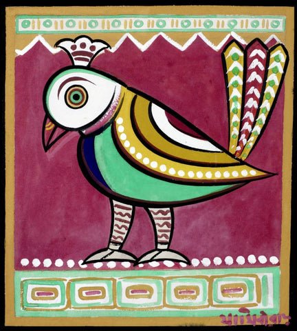 Untitled (Bird) - Posters by Jamini Roy