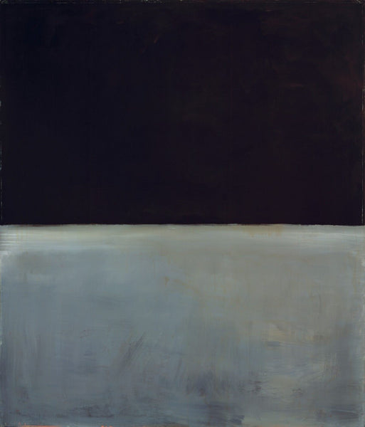 Untitled (Black On Gray) - Canvas Prints