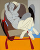 Untitled (Figure on Rickshaw) - Canvas Prints