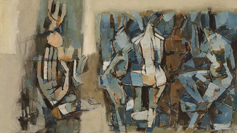 Figures, 1965 by M F Husain