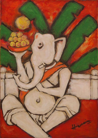 Untitled (Ganesha) - Canvas Prints