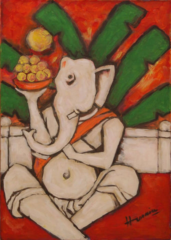 Ganesha by M F Husain