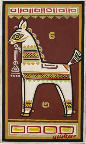Untitled (Horse) - Large Art Prints by Jamini Roy