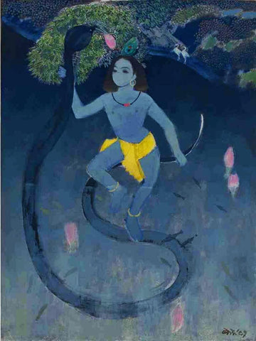 Untitled (Krishna on Kaliya), 1991 - Framed Prints