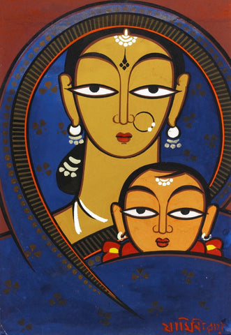Untitled (Mother and Child) - Art Prints by Jamini Roy