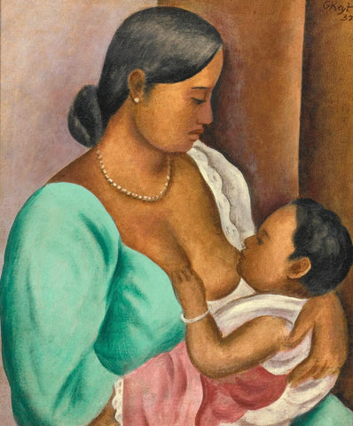 Untitled (Mother and Child) - Posters by George Keyt