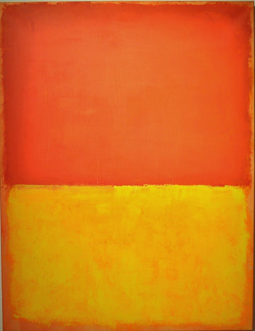 Untitled (Orange And Yellow) - Large Art Prints