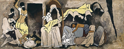 Untitled (Teresa) - Life Size Posters by M F Husain