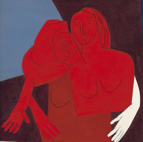 Untitled (Two Figures) - Posters by Tyeb Mehta