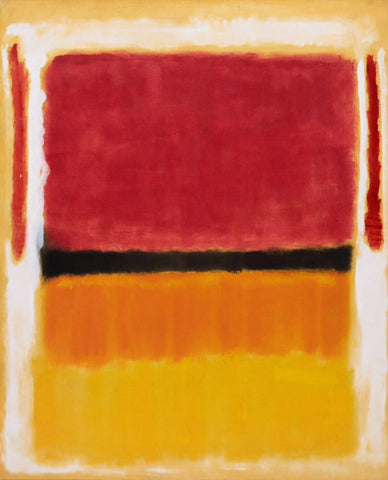 Untitled (Violet, Black, Orange, Yellow On White And Red) by Mark Rothko