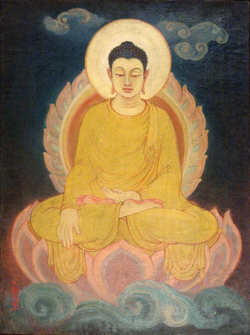 Upendra Maharathi - Lord Buddha - Framed Prints by Anzai