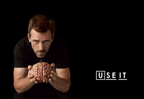 Use Your Brain - House MD - Framed Prints by Anna Kay