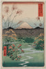 Otsuki Plain in Kai Province - Canvas Prints