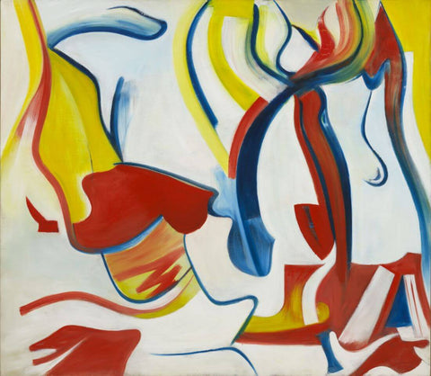 VII Rider - Willem de Kooning - Abstract Expressionist  Painting - Large Art Prints by Willem de Kooning
