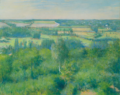Vallée de lYerres - Canvas Prints by Gustave Caillebotte
