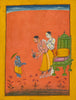 Vamana, the dwarf avatar of Vishnu - Vintage Indian Miniature Art Painting - Framed Prints
