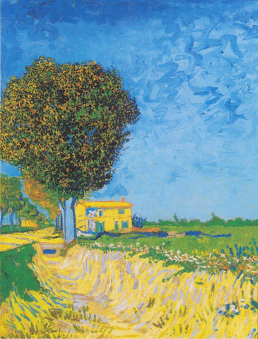 Van Gogh - A Lane Near Arles - Posters by Vincent Van Gogh