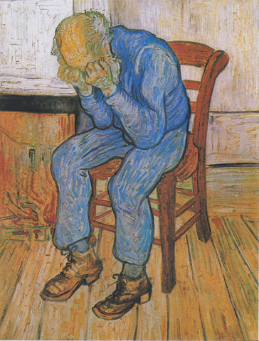 Sorrowing Old Man - Life Size Posters by Vincent van Gogh