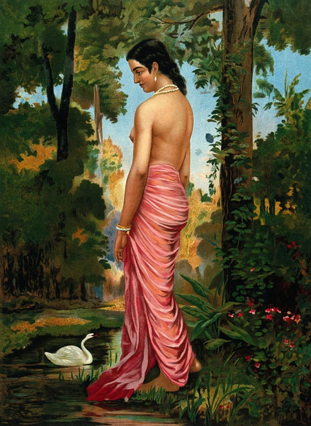 Varini - Raja Ravi Varma - Canvas Prints