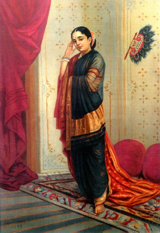 Vasanthasena - Raja Ravi Varma by Raja Ravi Varma