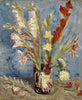 Vase with Gladioli and China Asters - Canvas Prints