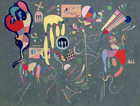 Vasily Kandinsky – Various Actions, 1941 - Canvas Prints