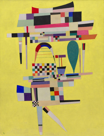 Vasily Kandinsky – Yellow Painting, 1938 - Life Size Posters