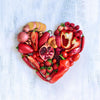 Vegetable Loving Heart - Canvas Prints