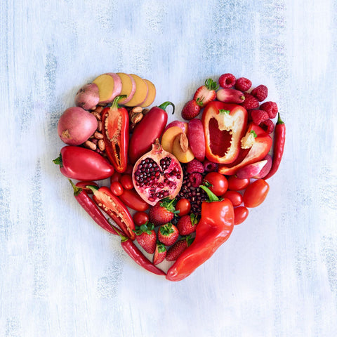 Vegetable Loving Heart - Large Art Prints