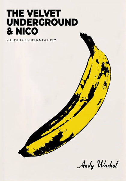 Velvet Underground Album Cover Art - Andy Warhol - Pop Art Print - Framed Prints