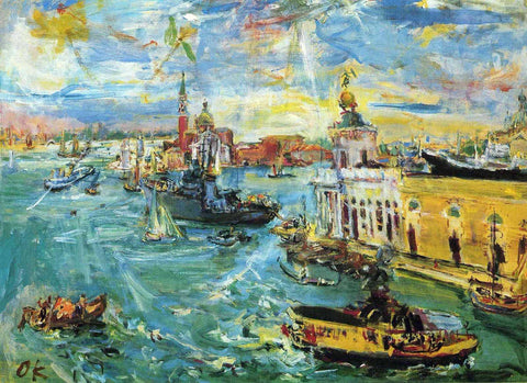 Venice Bacino di San Marco by Oskar Kokoschka