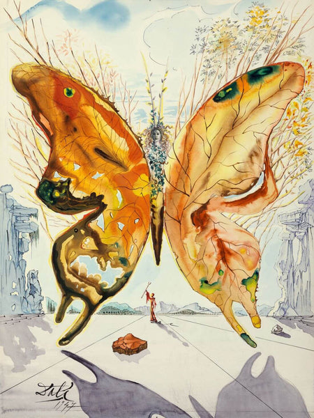 Venus Butterfly - Salvador Dali - Surrealist Painting - Life Size Posters