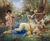 Venus And Cupid - Hans Zatzka - Canvas Prints