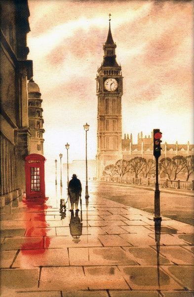 Very British - London Photo and Painting Collection - Canvas Prints