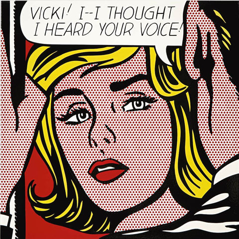 Vicki I- Roy Lichtenstein - Pop Art by Roy Lichtenstein