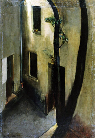 View From Studio - Amrita Sher-Gil - Art Painting by Amrita Sher-Gil