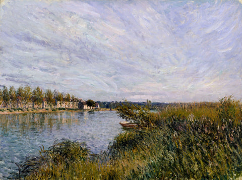 View of Saint-Mammès - Framed Prints by Alfred Sisley