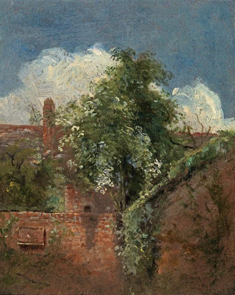 View Of The Back Of A Terrace Of Houses At Hampstead - Framed Prints