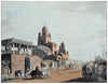Views In Calcutta - Coloured Aquatin by Thomas Daniell - Vintage Orientalist Painting of India - Canvas Prints